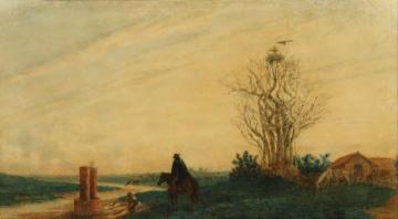 La lavandera Artwork by Prilidiano Pueyrredon