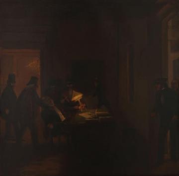 Asesinato de Maza Artwork by Prilidiano Pueyrredon