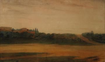 Paisaje (Recoleta Bs. As.) Artwork by Prilidiano Pueyrredon