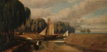 Paisaje (San Fernando) Artwork by Prilidiano Pueyrredon