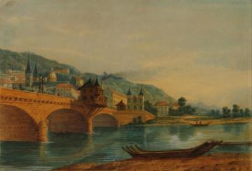 Paisaje (Suiza) Artwork by Prilidiano Pueyrredon