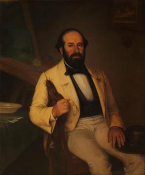 Retrato de Santiago Calzadilla Artwork by Prilidiano Pueyrredon