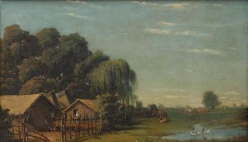 Rancheria De San Isidro Artwork by Prilidiano Pueyrredon