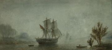 Paisaje De La Costa Con Veleros Artwork by Prilidiano Pueyrredon