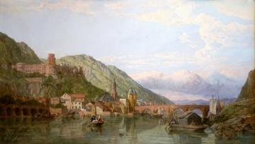A View Of Heidelberg, 1876 Artwork by George Clarkson Stanfield