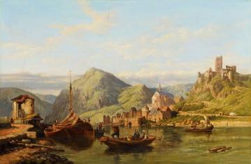 Beilstein An Der Mosel Artwork by George Clarkson Stanfield