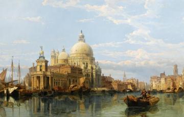 The Church Of Santa Maria Della Salute, Venice Artwork by George Clarkson Stanfield
