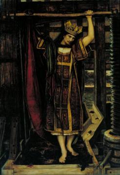 The Wine Press Artwork by John Roddam Spencer Stanhope