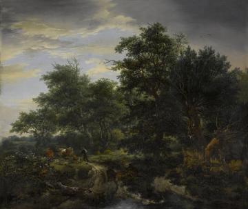 Bosgezicht Artwork by Jacob van Ruisdael