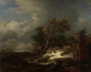 Landschap met ruines Artwork by Jacob van Ruisdael