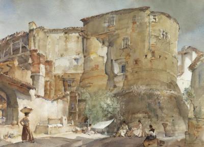 The Barbican, Cordes Artwork by Sir William Russell Flint