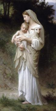 Innoncence Artwork by William Adolphe Bouguereau