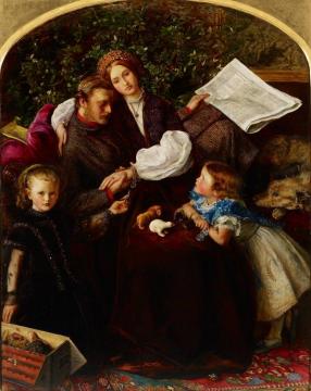 Peace Concluded Artwork by Sir John Everett Millais