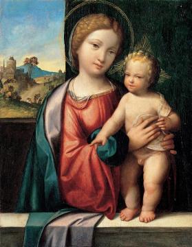 Madonna with the Child Artwork by Benvenuto Tisi