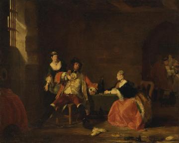 Captain Macheath Upbraided by Polly and Lucy in the 'Beggar's Opera', 1826 Artwork by Gilbert Stuart