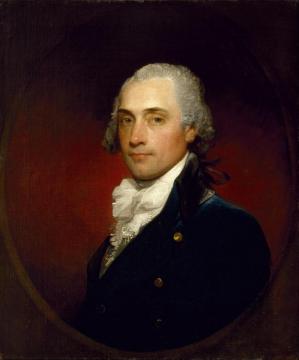 Portrait of John Vaughan Artwork by Gilbert Stuart