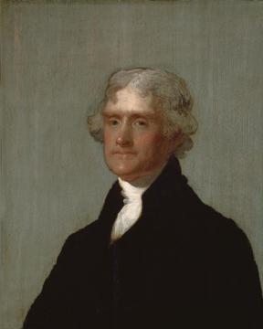 Thomas Jefferson Artwork by Gilbert Stuart