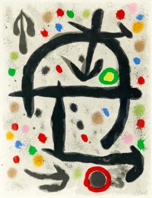 The Perseides - One Plate Artwork by Joan Miró