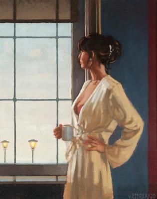 Bye Bye Baby Artwork by Jack Vettriano