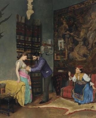 The Artist's Studio Artwork by Theodoros Ralli