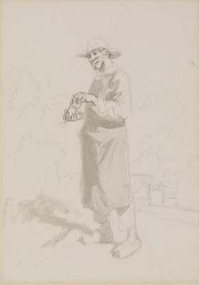 The Twelve Months, April,1866 Artwork by Paul Gavarni