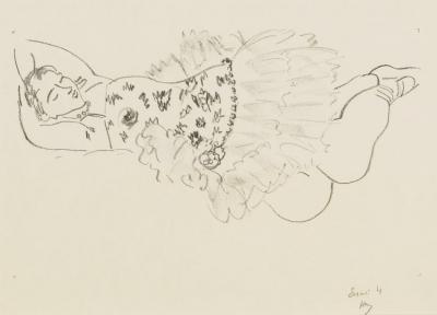 Danseuse Endormie Artwork by Henri Matisse