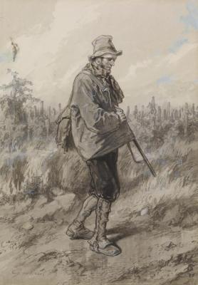 The Twelve Months, September,1866 Artwork by Paul Gavarni