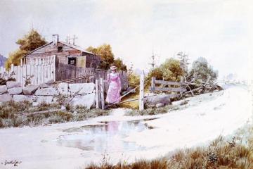 The Turn of the Road Artwork by William Louis Sonntag