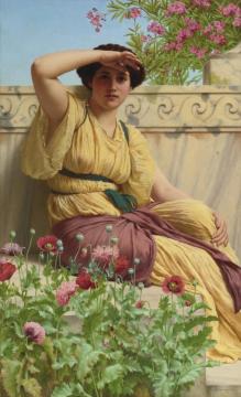 A Tryst Artwork by John William Godward