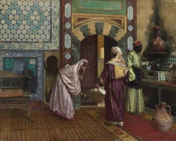 Ernst Rudolf The Hammam Artwork by Rudolf Ernst