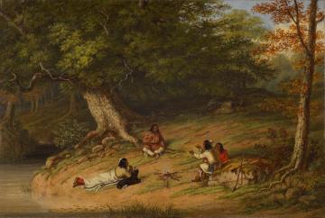 Midday Rest Artwork by Cornelius Krieghoff