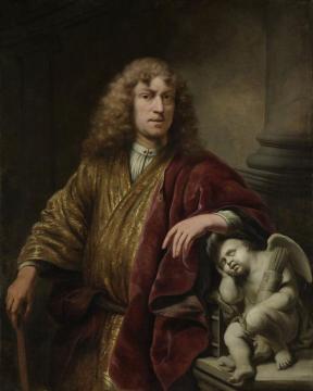 Self-portrait, Ferdinand Bol, C. 1669 Artwork by Ferdinand Bol