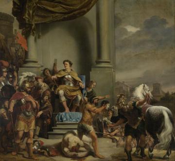 Consul Titus Manlius Torquatus Orders The Beheading Of His Son Artwork by Ferdinand Bol