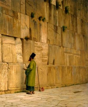 The Wailing Wall(1880) Artwork by Jean Leon Gerome