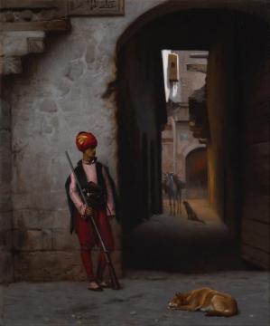 The Guard Artwork by Jean Leon Gerome