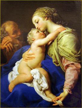 Holy Family Artwork by Pompeo Batoni