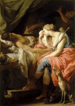 La mort de Meleager Artwork by Pompeo Batoni