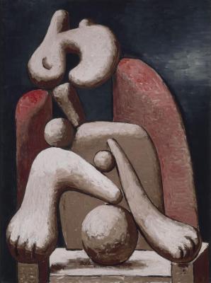 Woman In A Red Armchair Artwork by Pablo Picasso