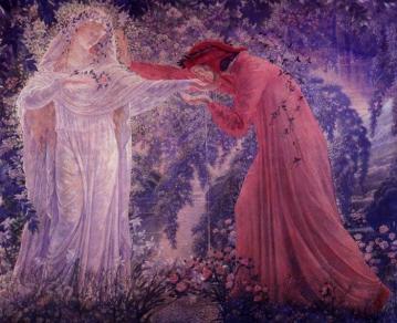 Dante Drinking The Waters Of The Lethe Artwork by Jean Delville