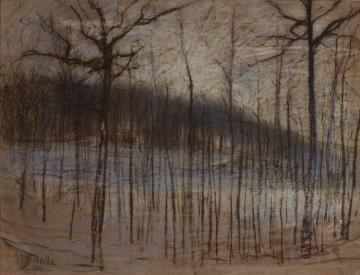 Bois Mosselman(1887) Artwork by Jean Delville