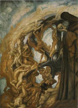 Wheel Of Fortune Artwork by Jean Delville