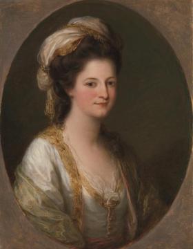 Portrait of a woman,traditionally identified as Lady Hervey Artwork by Angelica Kauffmann