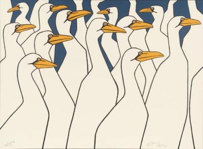 Colony, 1972 Artwork by Nicholas Monro