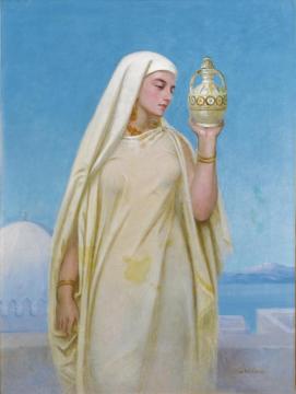 Woman With Pitche Artwork by Frederick Goodall