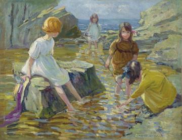 The Cup And Saucer Pool Artwork by Dorothea Sharp