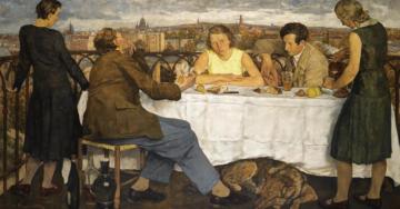 Evening Over Potsdam, 1930 Artwork by Lotte Laserstein