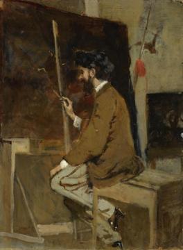 Hans Makart Self-portrait, 1883 Artwork by Hans Makart