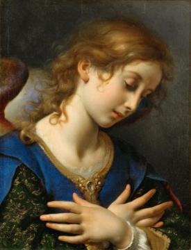 The Angel Of The Annunciation(1653) Artwork by Carlo Dolci