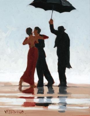 The Singing Butler - A Retrospective Sketch Artwork by Jack Vettriano