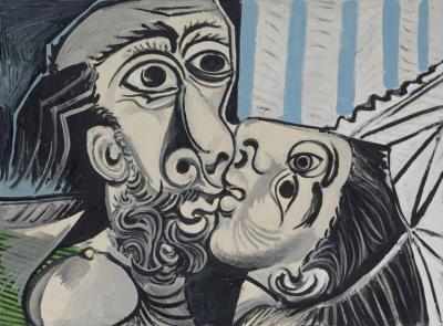 Le Baiser (the Kiss) Artwork by Pablo Picasso